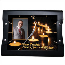 "Customised Wall Clock  (For Teacher) code T01 - Click here to View more details about this Product